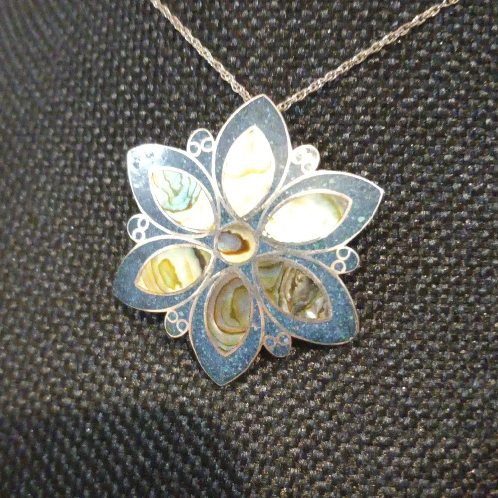 925 Mexico brooch/pendant - Picture 9 of 14